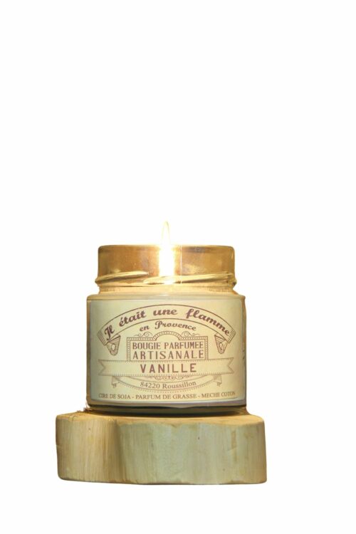 Bougie artisanale parfumée vanille – Image 2