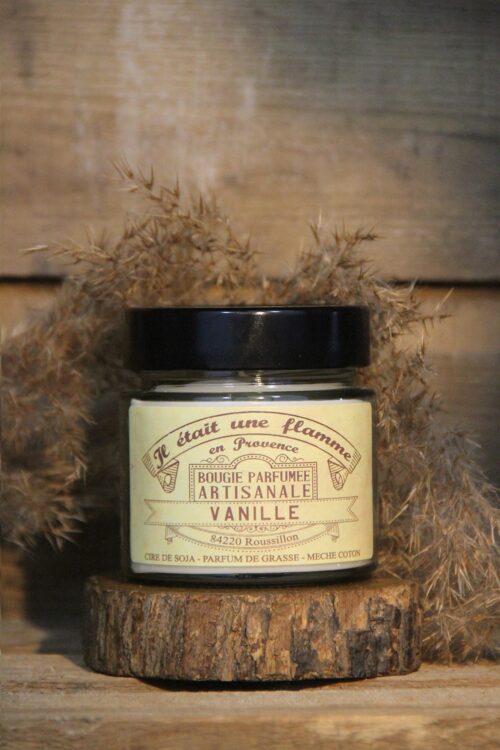 Bougie artisanale parfumée vanille – Image 3