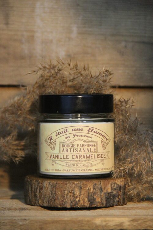 Bougie artisanale parfumée vanille caramélisée – Image 3