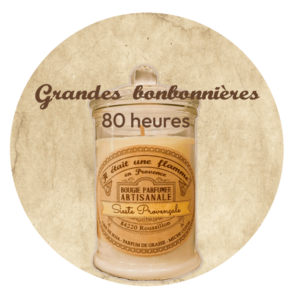 Bougies Grandes Bonbonnières 60h