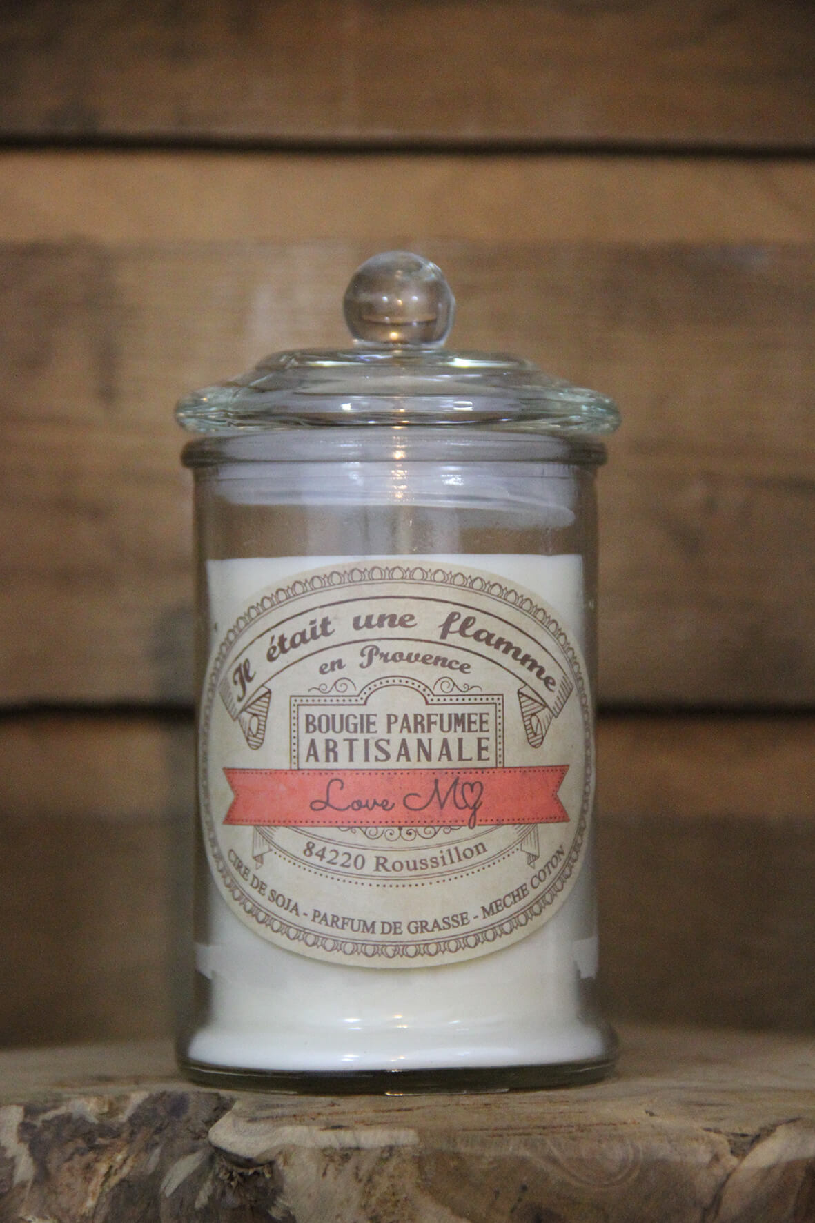 bougies bio artisanales parfumées j'adore de dior naturelles non toxique fabriquées à la main cire végétale de soja parfum de Grasse, 300g, 60h de combustion.