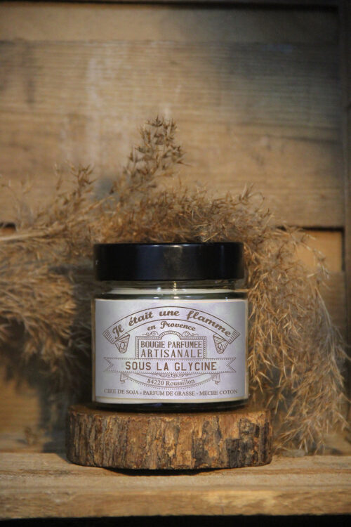 Bougie artisanale parfumée glycine – Image 2