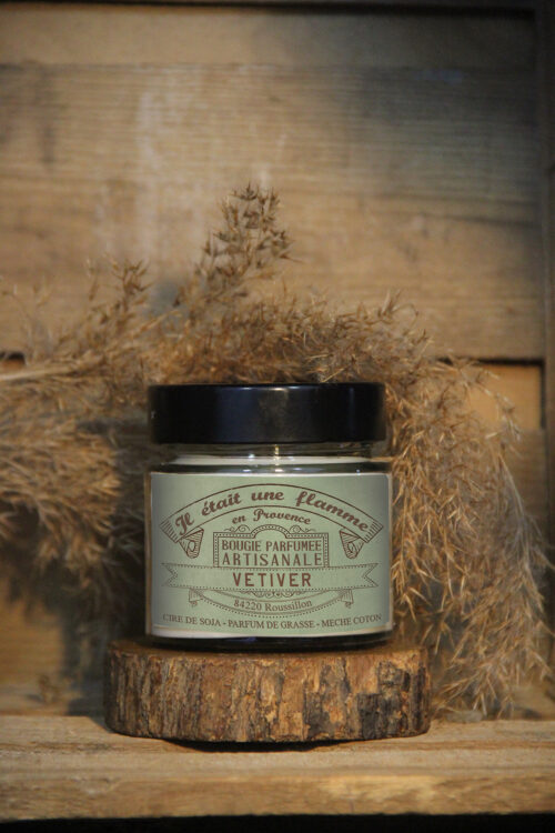 Bougie artisanale parfumée vétiver – Image 2