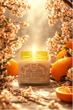 bougie fleur d'oranger